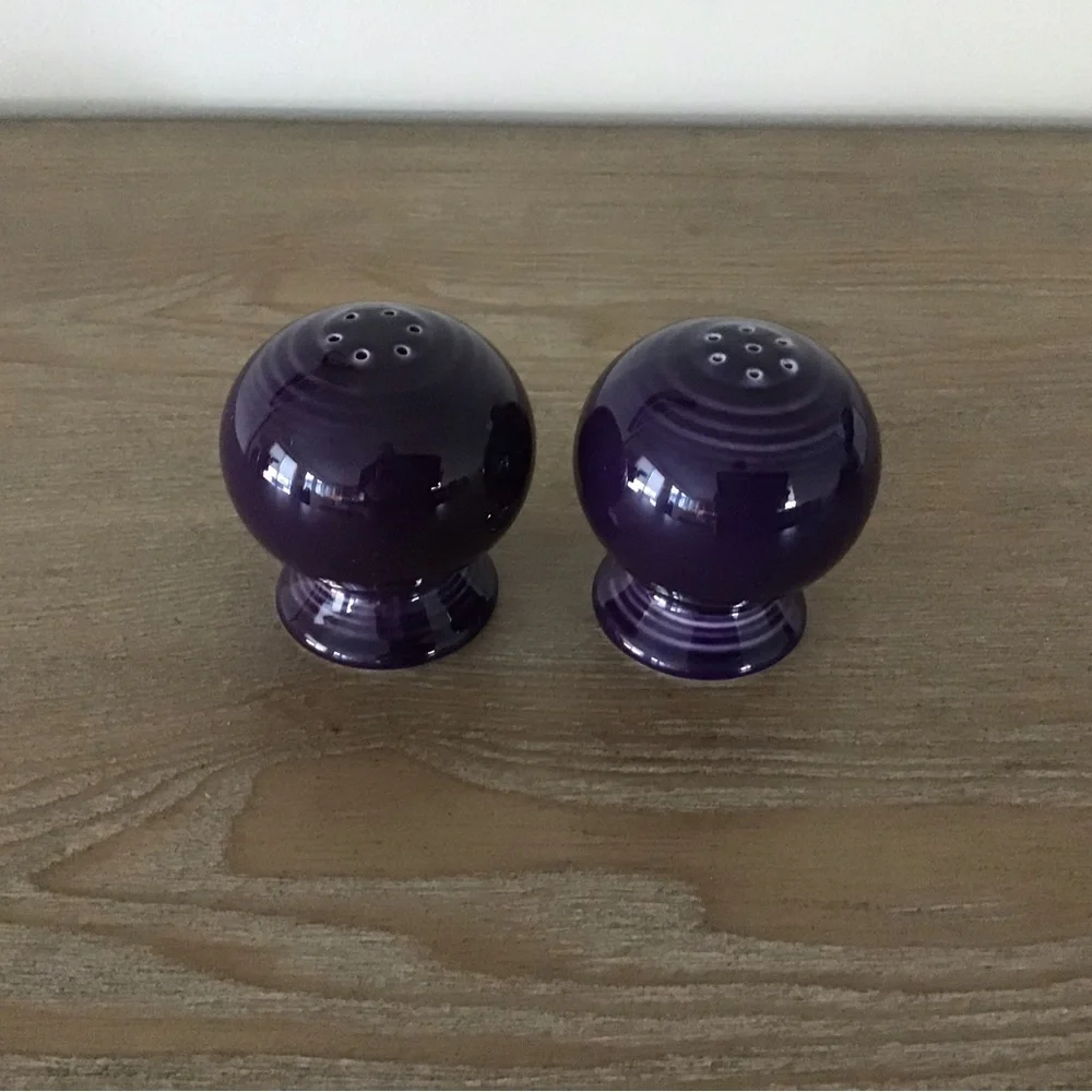 Fiesta Plum Salt & Pepper Shakers - Picture 7 of 7